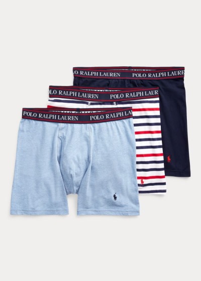 Men's Polo Ralph Lauren Stretch 3-Pack Briefs | 705821QVW